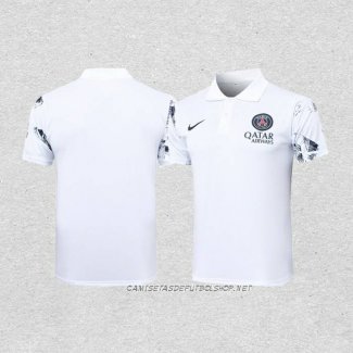 Camiseta Polo del Paris Saint-Germain 24-25 Blanco