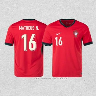 Camiseta Primera Portugal Jugador Matheus N. 2024