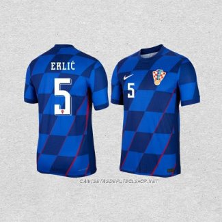 Camiseta Segunda Croacia Jugador Erlic 2024