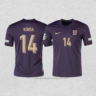 Camiseta Segunda Inglaterra Jugador Konsa 2024