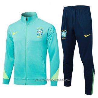 Chandal de Chaqueta del Brasil 24-25 Verde