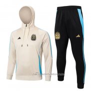 Chandal de Sudadera del Argentina 24-25 Amarillo