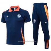 Conjunto Polo del Manchester United 24-25 Azul