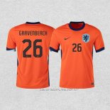 Camiseta Primera Paises Bajos Jugador Gravenberch 24-25