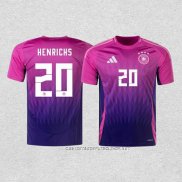 Camiseta Segunda Alemania Jugador Henrichs 2024