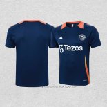 Camiseta de Entrenamiento Manchester United 24-25 Azul