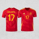 Camiseta Primera Espana Jugador Williams 2024