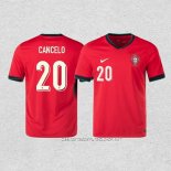 Camiseta Primera Portugal Jugador Cancelo 2024
