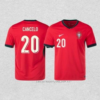 Camiseta Primera Portugal Jugador Cancelo 2024