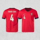 Camiseta Primera Portugal Jugador Ruben Dias 2024