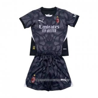 Camiseta Primera AC Milan Portero 24-25 Nino