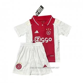 Camiseta Primera Ajax 24-25 Nino