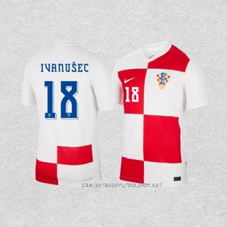 Camiseta Primera Croacia Jugador Ivanusec 2024