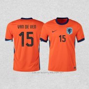 Camiseta Primera Paises Bajos Jugador Van de Ven 24-25