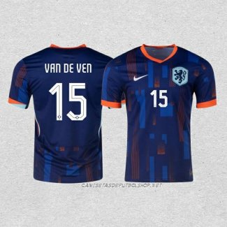 Camiseta Segunda Paises Bajos Jugador Van de Ven 24-25