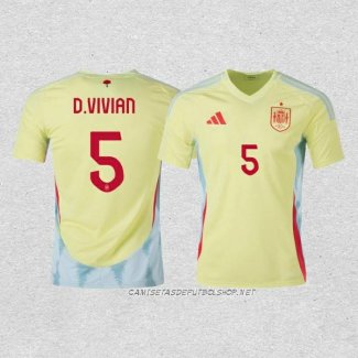 Camiseta Segunda Espana Jugador D.Vivian 2024