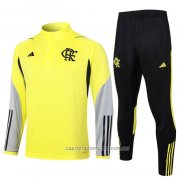 Chandal de Sudadera del Flamengo 24-25 Amarillo