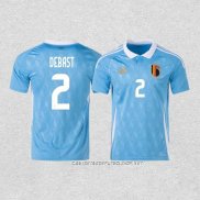 Camiseta Segunda Belgica Jugador Debast 2024