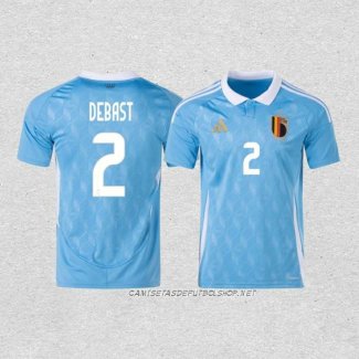 Camiseta Segunda Belgica Jugador Debast 2024