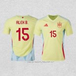 Camiseta Segunda Espana Jugador Alex B. 2024