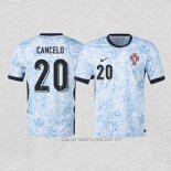 Camiseta Segunda Portugal Jugador Cancelo 2024