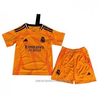 Camiseta Segunda Real Madrid 24-25 Nino