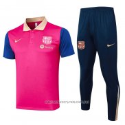 Conjunto Polo del Barcelona 24-25 Rojo